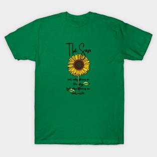 The Sunflower quote (black writting) T-Shirt